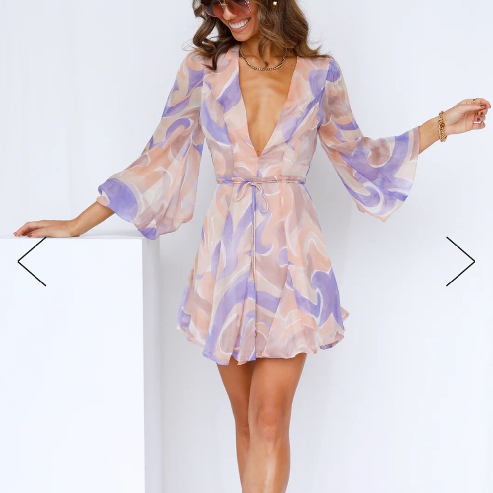 HELLO MOLLY Star Player Dress Nude